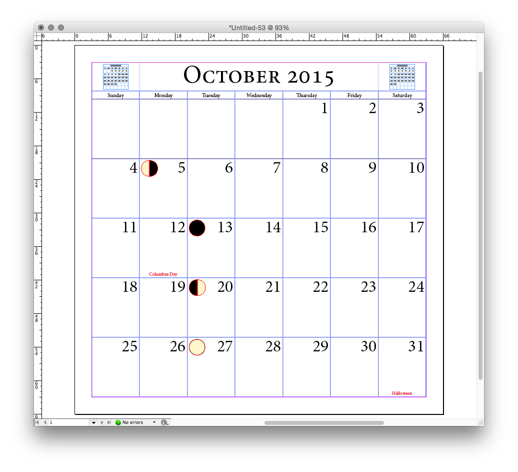 Grid Calendar